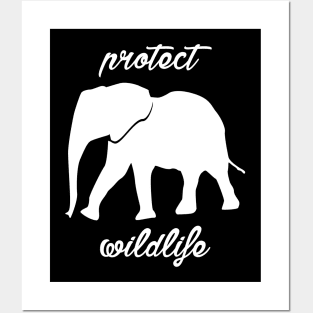 protect wildlife Posters and Art